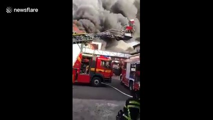 Fire breaks out at Germany's biggest theme park