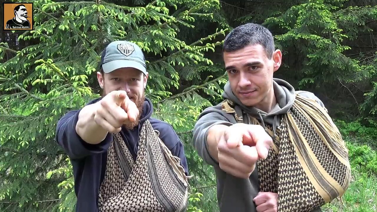 "Survival Mattin" 24H ÜBERLEBEN mit gebrochenem ARM in der WILDNIS |FEUER|SHELTER|NAHRUNG.