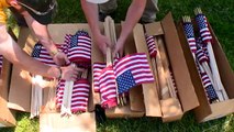Volunteers Gather at Ohio Cemetery to Place Flags on Graves of Veterans in Honor of Memorial Day