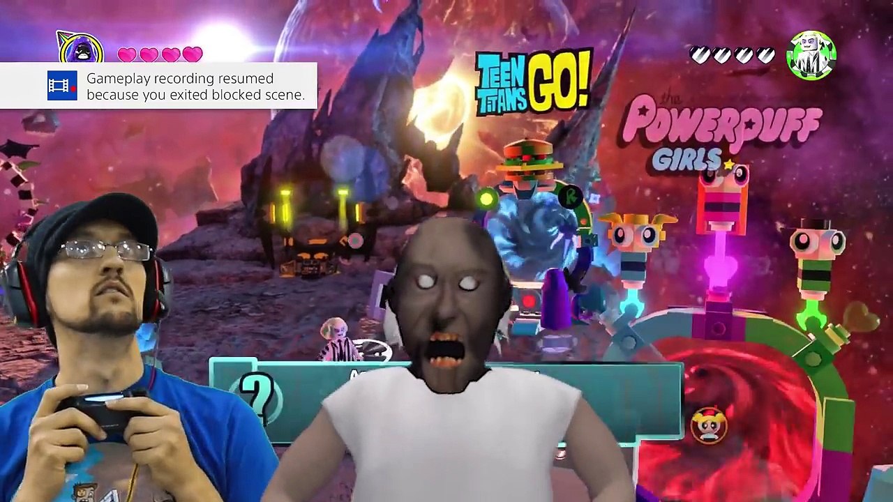 GRANNY Plays LEGO w/ FGTEEV!  TEEN TITANS GO Stop Wicked Starfire! (LEGO DIMENSIONS Year 2 #24)