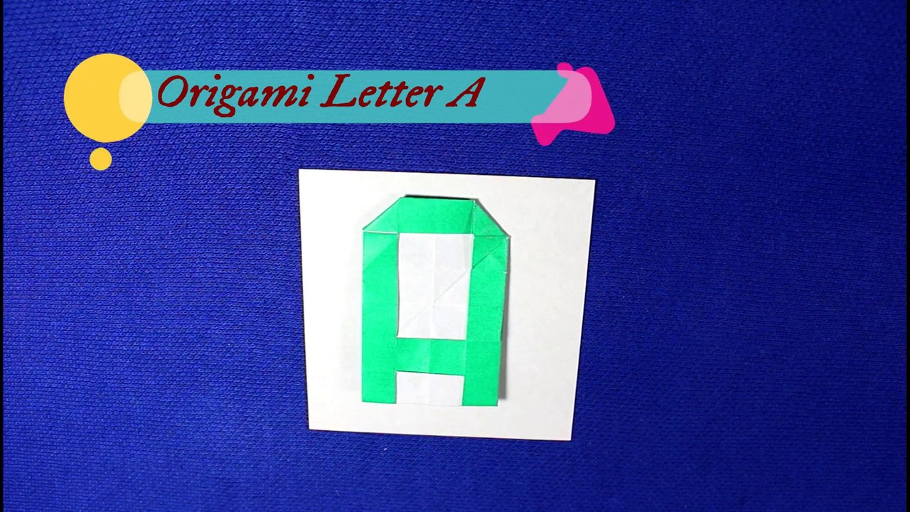 Origami Alphabet: Letter  A  ( Fumiaki Shingu) Tutorial By Origami  Papercraft
