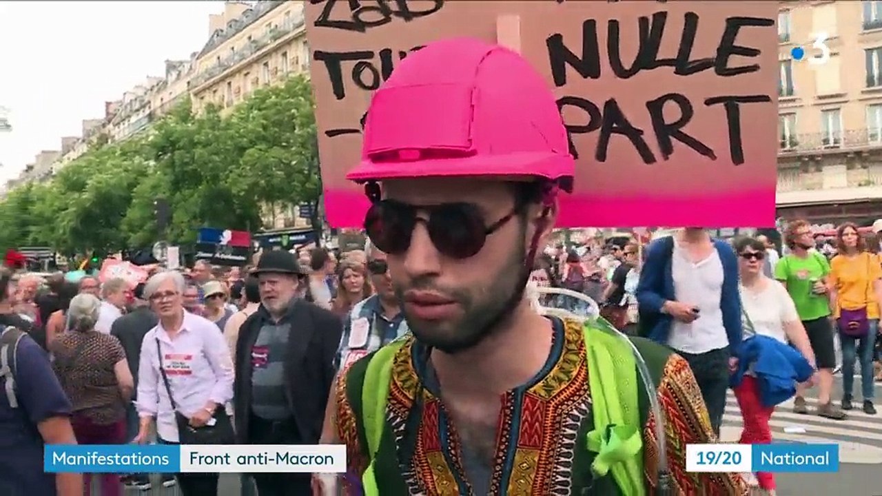 "Marée populaire" : des manifestations unitaires contre les réformes Macron