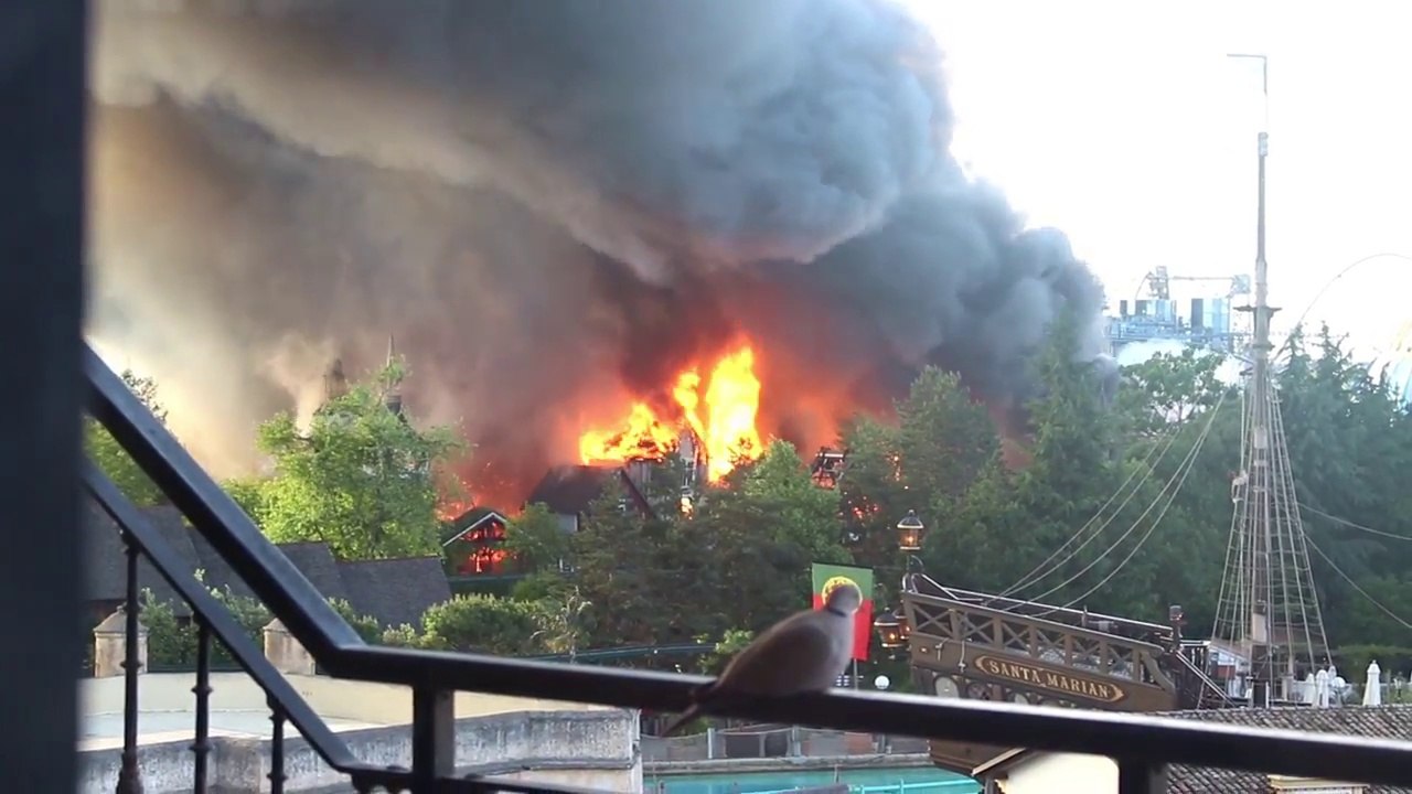 Europa-Park : Une attraction complètement détruite par un incendie