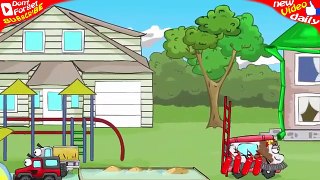 Wheely Car Cartoons - AMBULANCE Became a FIRE TRUCK! Nightmare for Cars! PlayLand Cars Series 60