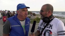 Didier Morata, organisateur de la course au micro de Karim Attab