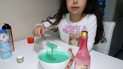 Traş köpüğü ile slime yapımı