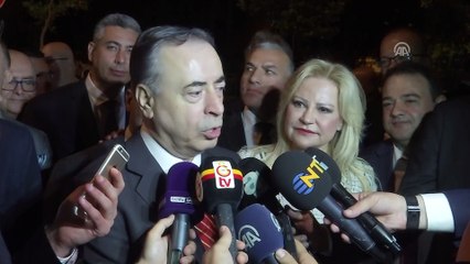 Galatasaray Kulübü Başkanı Mustafa Cengiz (1) - İSTANBUL