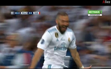 Super  Benzema    Amazing  Goal   (1:0) Real Madrid - Liverpool FC
