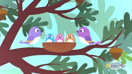 Songs for kids - Cartoon  Hello Baby Sparrows  Treetop Family Ep.1 _ Cartoon for kids- Baby Songs