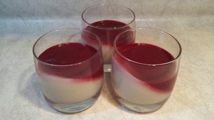 Panna Cotta Framboise Vegan