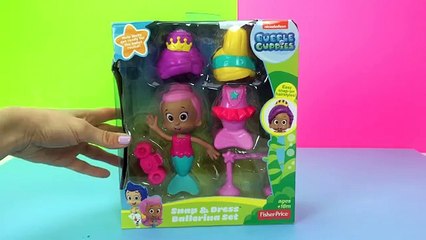 Bubble Guppies Snap & Dress Ballerina Set Nick Jr Plus Surprise Egg