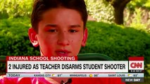 2 injured as teacher tackles school shooter , school shooting
