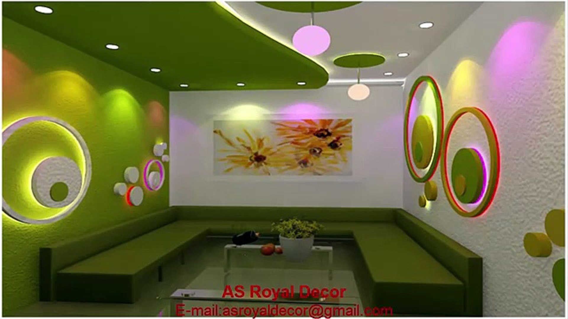 Beautiful Gypsum False Ceiling 2016 As Royal Decor Video