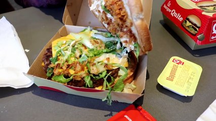 ON MANGE DU QUICK ! Le burger de Papa est trop bizarre !!!