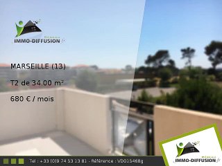 T2 34.00m2 A louer sur Marseille - 680 Euros/mois