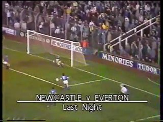 Newcastle United - Everton 22-03-1989 Division One