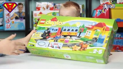 Set treno deluxe | Lego Duplo Salta bordo della locomotiva, effetti sonori, tanti elementi colorati