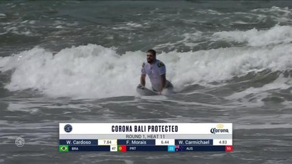 Les meilleurs moments de la série entre F. Morais, W. Cardoso et W. Carmichael (Corona Bali Protected) - Adrénaline - Surf