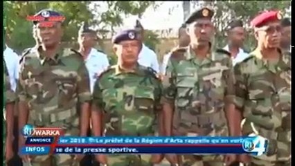 Les adieux du General ZakariaC'est fini pour lui et pour bien d'autres officiers superieurs des forces armees djiboutiennes qui vont tres prochainement commen