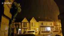 Huge thunderstorm pounds Great Britain