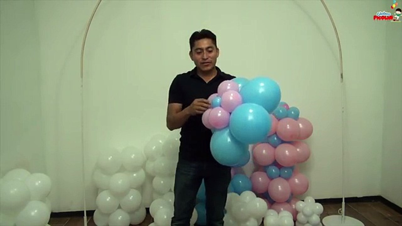 Arco fácil, rapído y economico para fiestas infantiles # 105