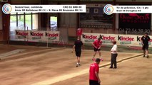 Second tour, premier tir de précision, CRO Lyon contre BRB Ivrea, quart de finale retour, 29ème Coupe d'Europe des Clubs, Aix-les-Bains 2018