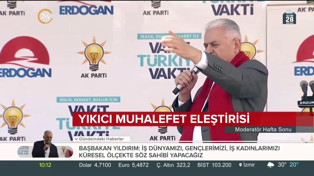 Muhalefeti eleştirdi