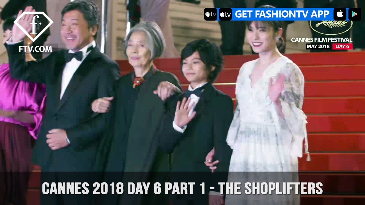 Shoplifters at Cannes Film Festival 2018 Day 6 Part 1 | FashionTV | FTV