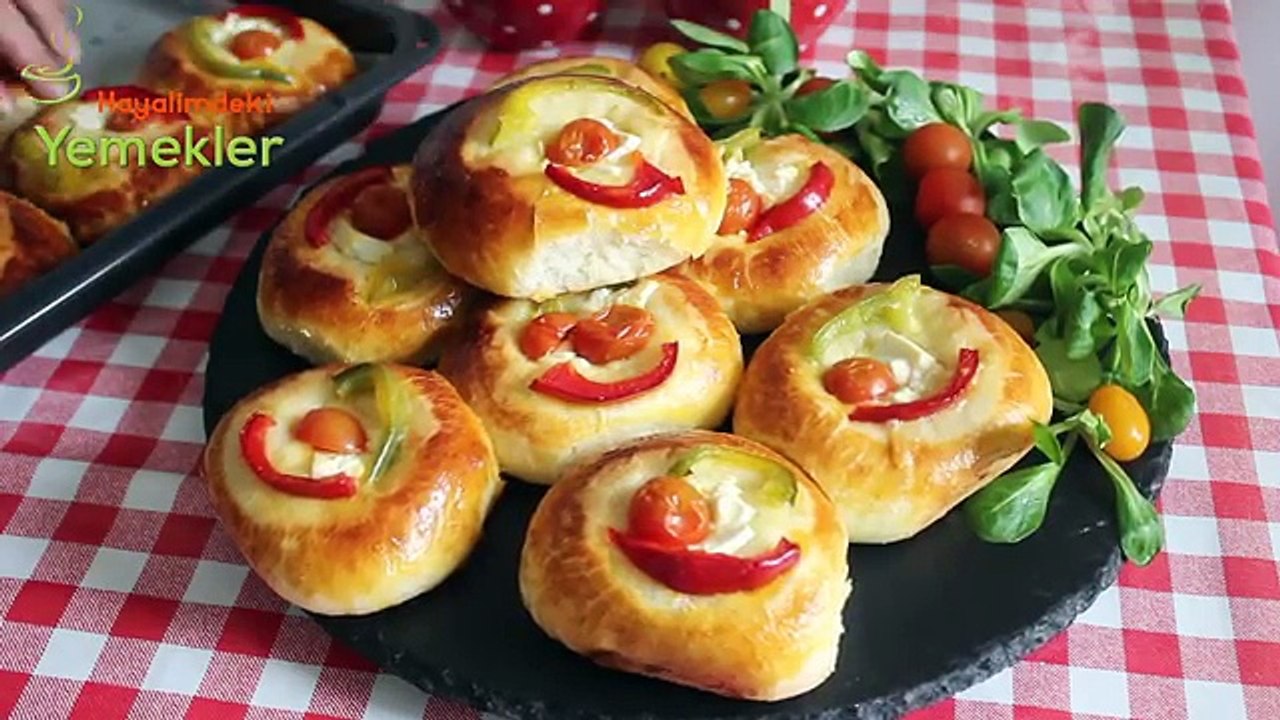 Pizza Poğaça Nasıl Yapılır- Favoriniz olacak Pizza poğaça Tarifi / Hayalimdeki Yemekler