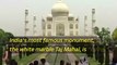 Pollution affects the iconic Taj Mahal