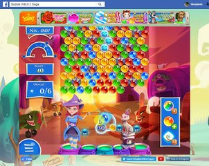 Bubble Witch Saga 2-Level 1807