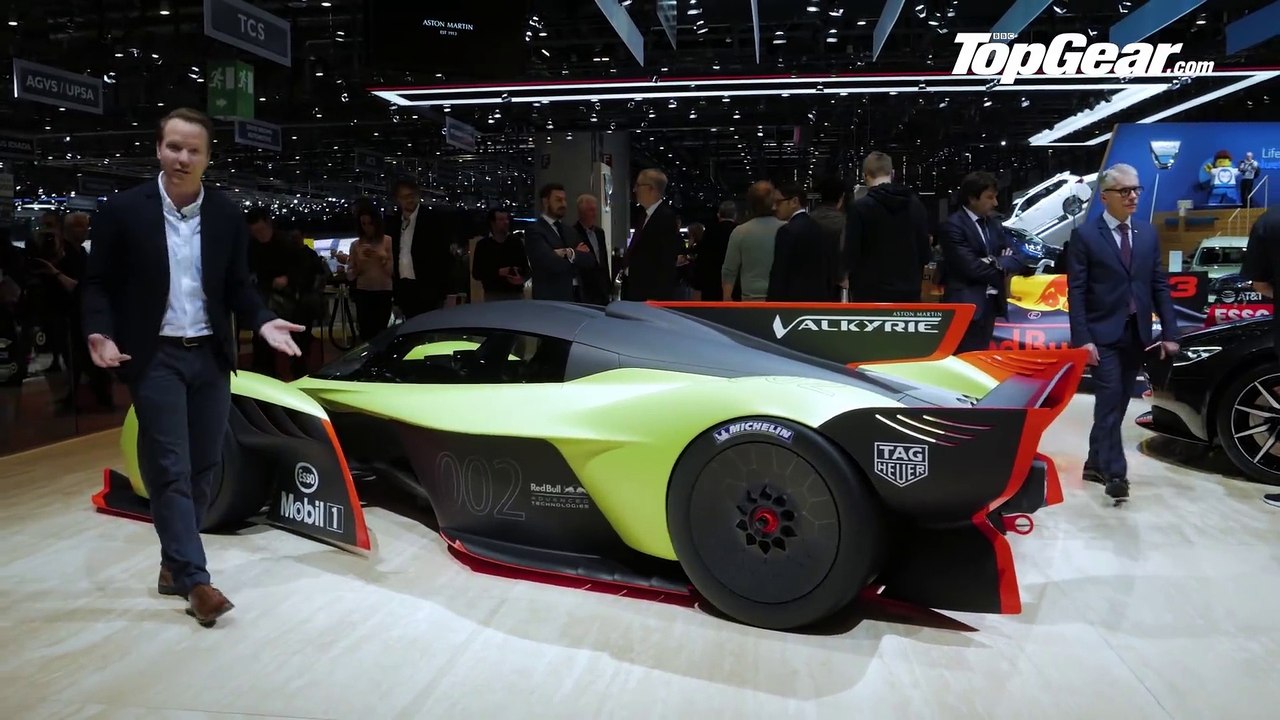 Aston Martin Lagonda Vision Concept + Valkyrie AMR Pro   Geneva Motor Show 2018   Top Gear