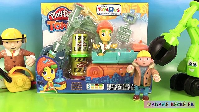 Play Doh La Ville Excavatrice Pâte à Modeler Ouvrier de Chantier