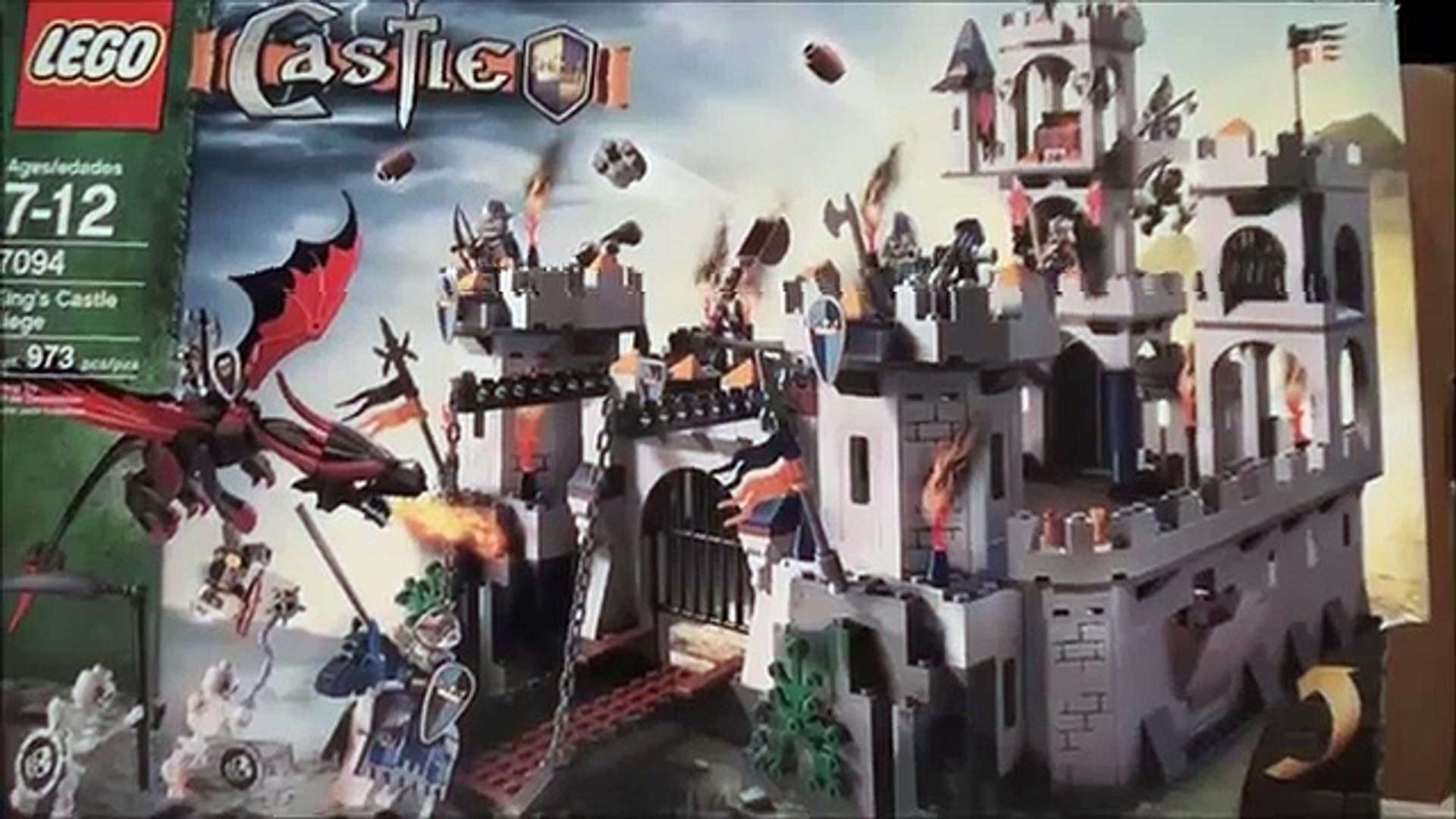 Lego Review: Lego Castle Kings Castle Siege 7094 - video Dailymotion