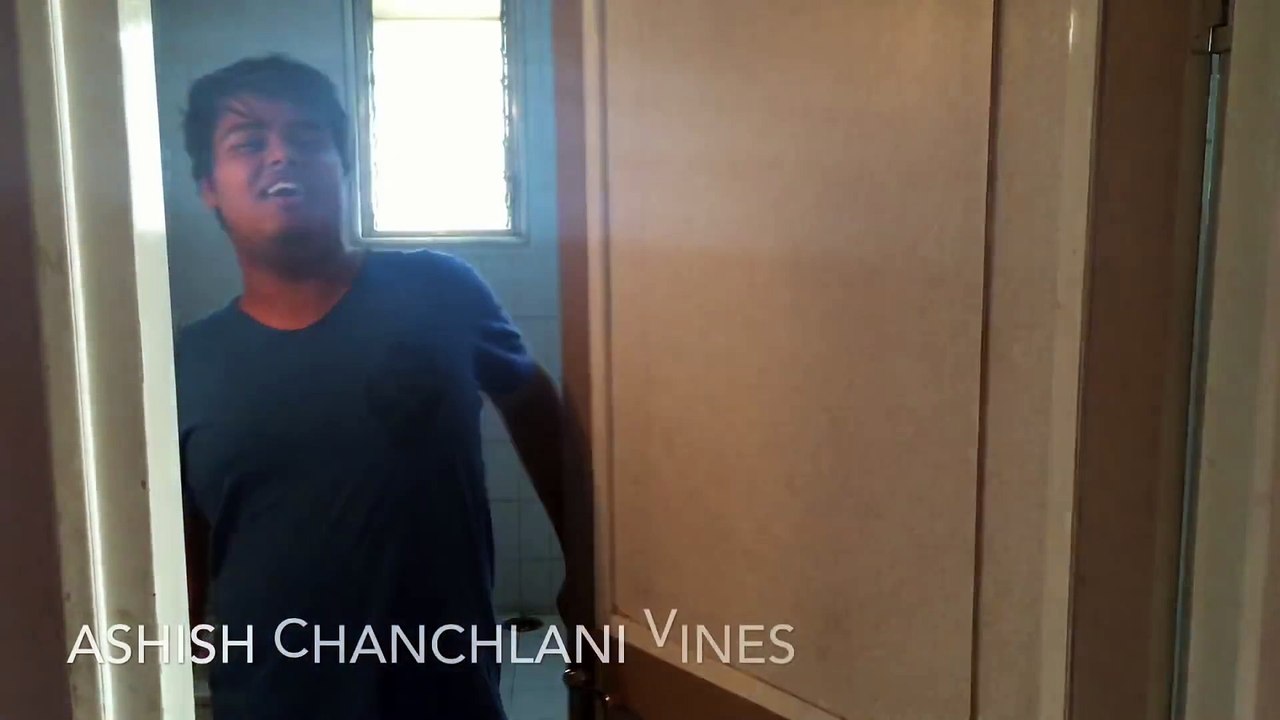 YOUR REACTION WHEN YOUR BROTHER FORGETS TO FLUSH Ashish Chanchlani Vines