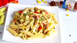 White Sauce Pasta Recipe | Kids Lunch Box Recipes | Breakfast Recipes