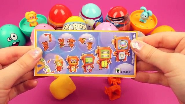 Binkie TV - Surprise Eggs Opening - Angry Birds Cars Frozen Hello Kitty Pony Funny Toys For Kids