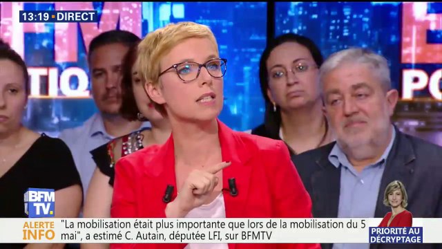 Casseurs dans les manifestations: Clémentine Autain juge les propos de Gérard Collomb stupéfiants