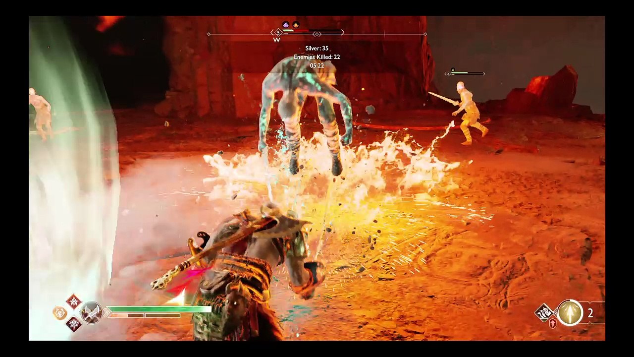 God of War Fire Ream 4th Key Challenge