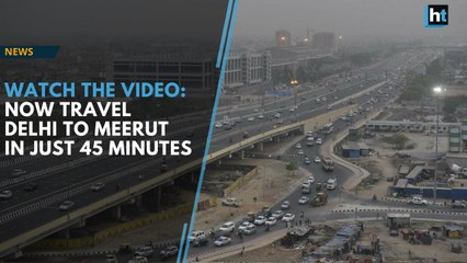 Watch the video: With the new Expressway you can travel from Delhi to Meerut in just 45 minutes