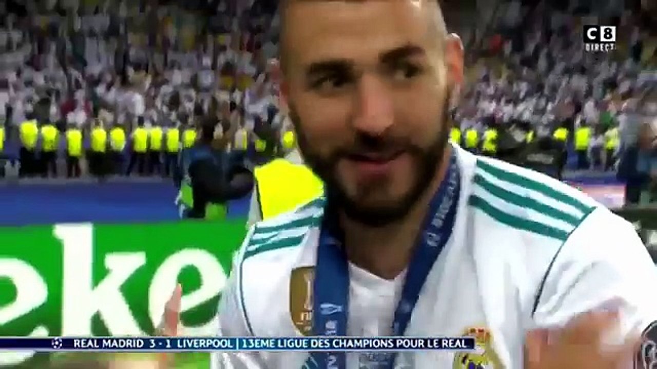 La superbe réaction après match de Benzema et sa fille après la victoire contre liverpool