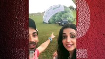 Sanaya Irani & Mohit Sehgal Enjoying Hot Air Balloon Ride in Taiwan - Sanaya-Mohit Holiday in Taiwan
