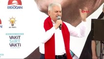 Siirt Başbakan Yıldırım Siirt'te Halka Hitap Etti