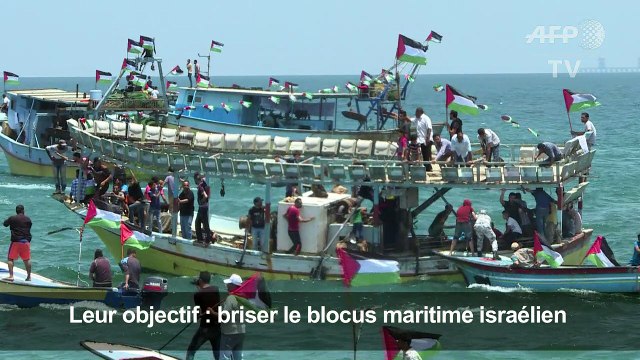 Des bateaux palestiniens partent de Gaza pour dénoncer le blocus