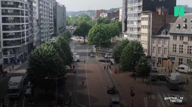 Les images de la fusillade qui a fait trois morts près d'un lycée de Belgique