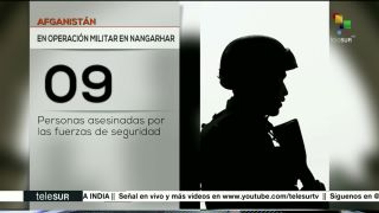 Al menos nueve civiles muertos en operación militar de fuerzas afganas