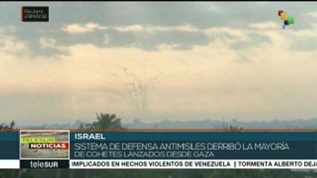 Israel intercepta proyectiles de mortero cerca de Franja de Gaza