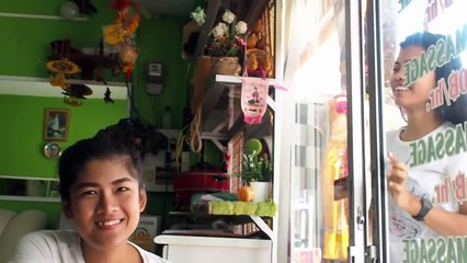 Reflexology Foot Massage and Interview in Pattaya Thailand