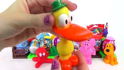 Pocoyo Massinha Peppa Pig Kinder Ovos Supresas Galinha Pintadinha Frozen Avengers Mario Disney Toys