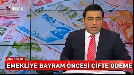 Emekliye bayram öncesi çifte ödeme